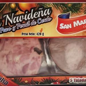 CAJA NAVIDEÑA PAVO Y PERNIL